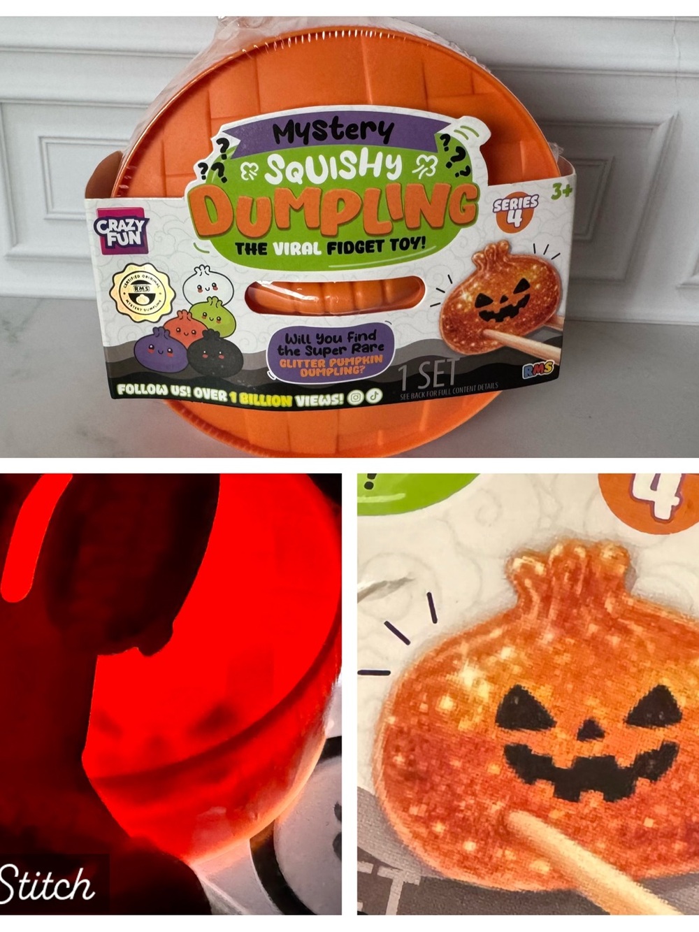 Confirmed RARE RMS Glitter PUMPKIN Edition Dumpling - STILL SEALED!!